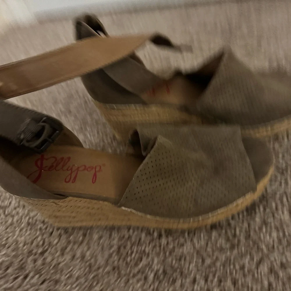 Jellypop Tan Espadrille Wedge Sandals